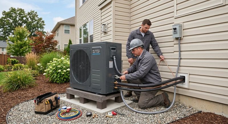 Heat Pump Installation project example